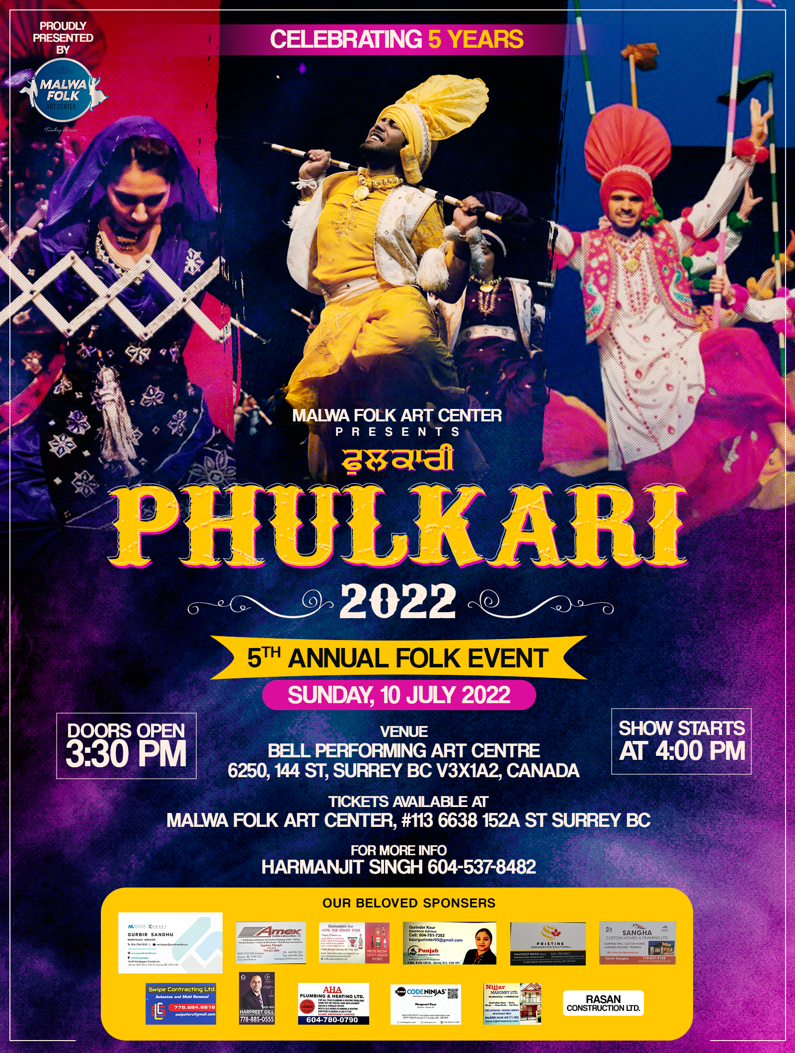 Phulkari 2022-2 Sponsors